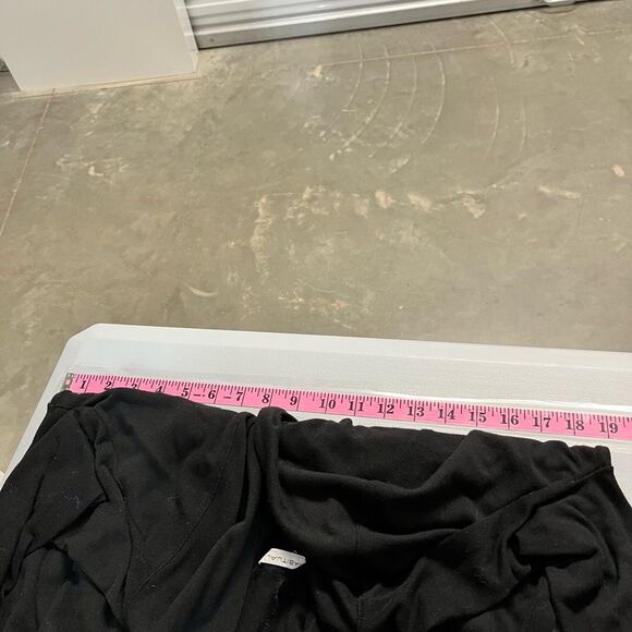 Habitual Black Open Front Cardigan Lightweight Knit Sweater‎ Jacket Size L - Picture 6 of 8